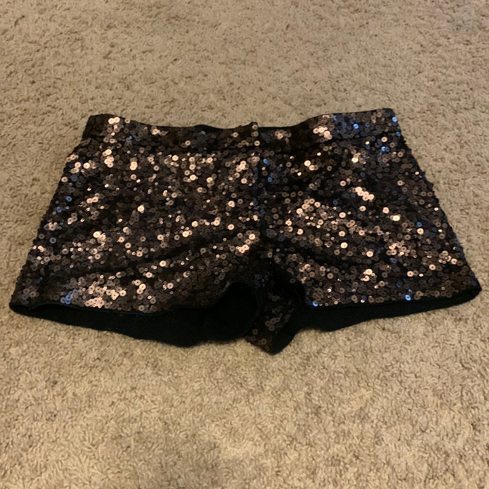 Women’s Express Gold Sequin Shorts- Size 2